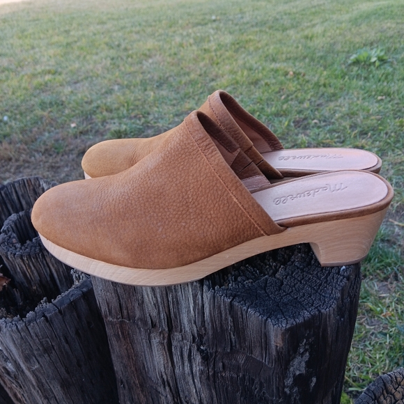Madewell Leather Clogs Size 7 - Picture 2 of 4
